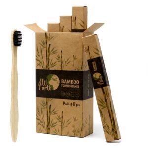 Purifying Charcoal Bamboo Toothbrush Medium Soft