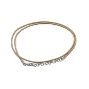 Soft Neutral Pendant Cord Beige Cotton