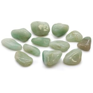Prosperity Flow Tumble Stones Green Aventurine